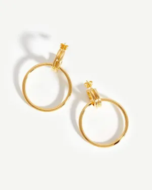 Ancien Chandelier Hoop Earrings | 18k Gold Plated