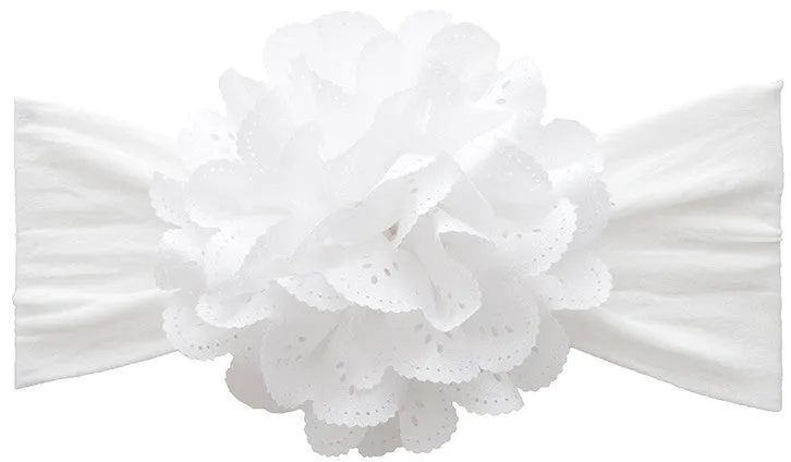 Baby Bling Eyelet Flower Headband ( 4 colors)