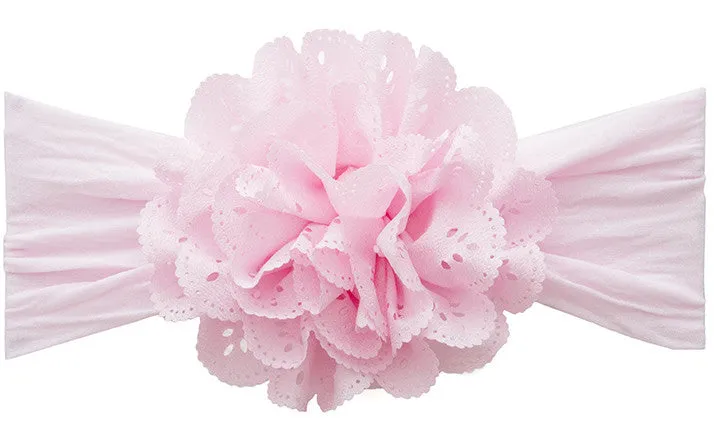 Baby Bling Eyelet Flower Headband ( 4 colors)