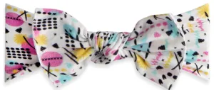 Baby Bling Rad Retro Printed Knot Headband