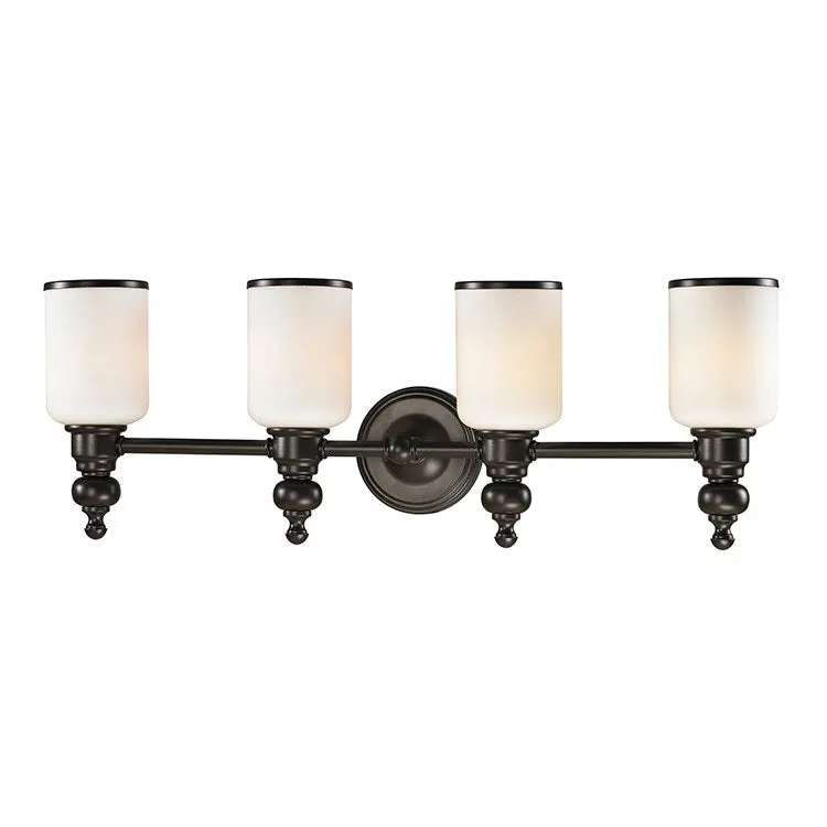 Bristol Way Four-Light Bathroom Vanity Fixture