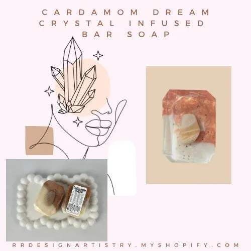 Cardamon Dream Crystal Infused Bar Soap