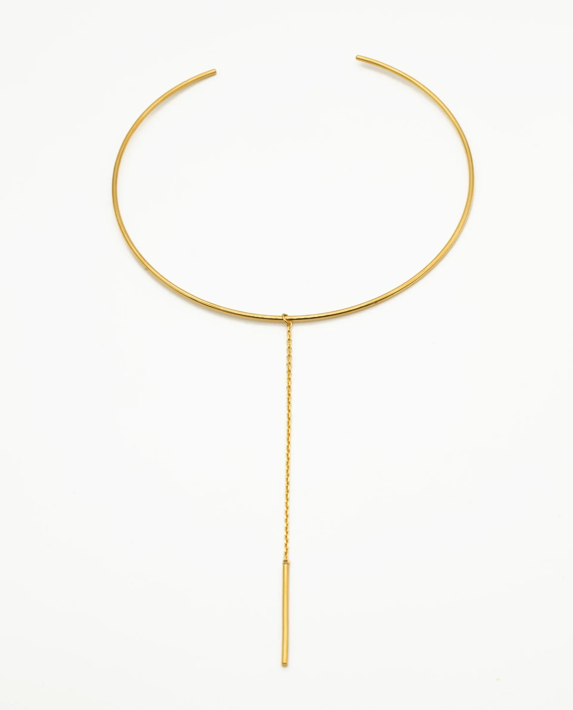 CHOKER LARIAT STICK · BAÑO ORO