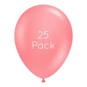 Coral Balloons - 25 Pkt