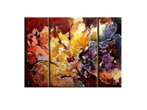 Coral Bouquet Canvas Art