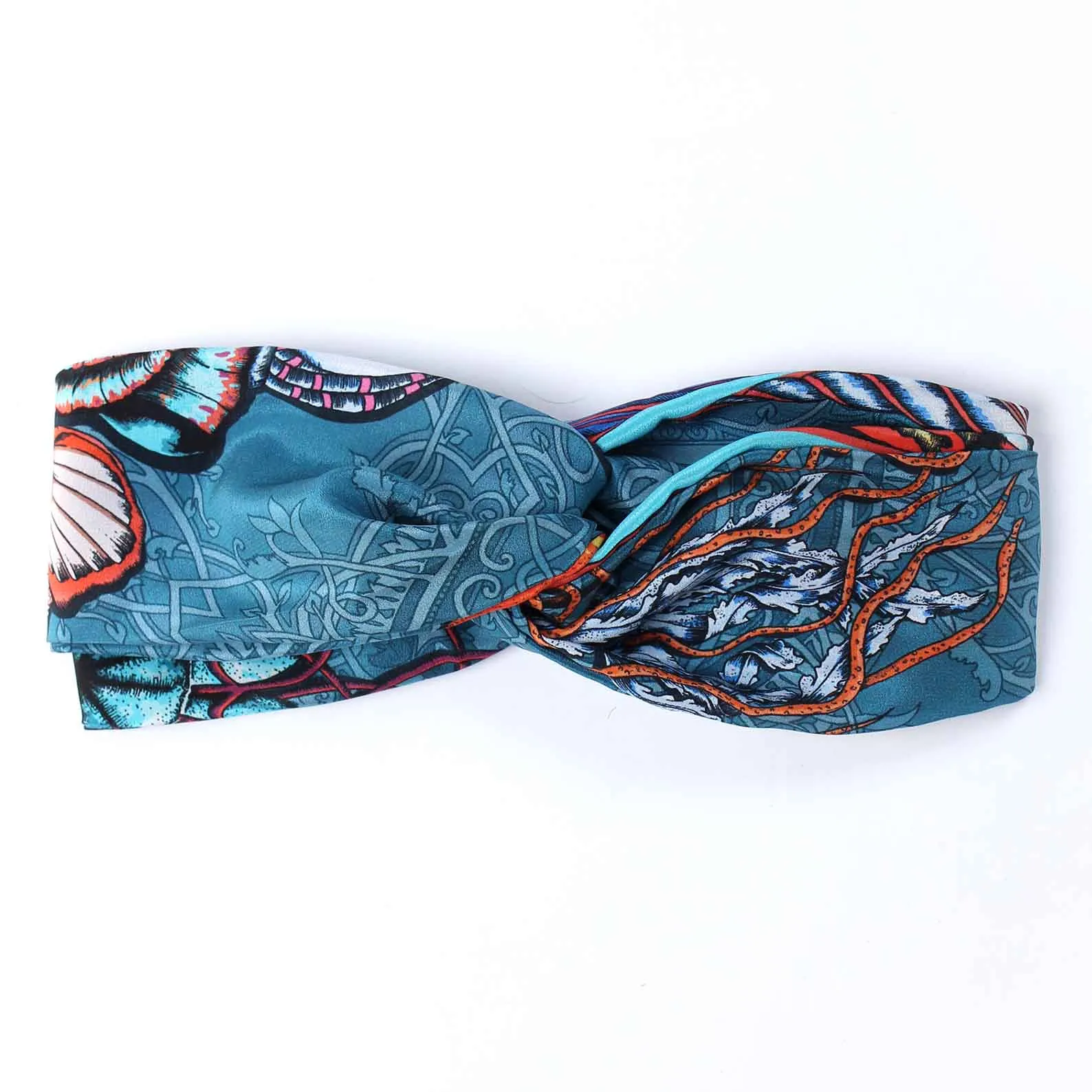 Dancing Jellyfish Turquoise Looped Headband