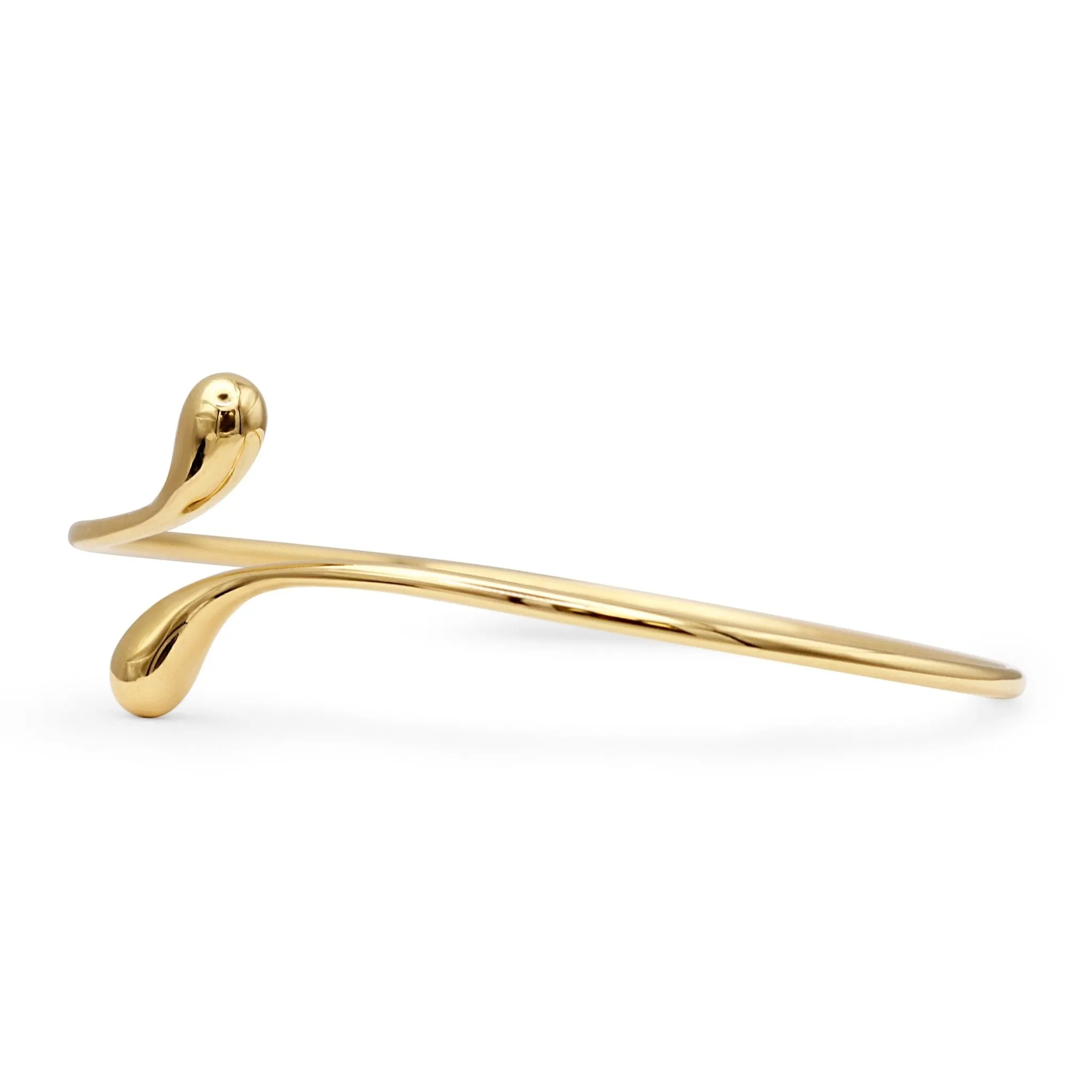 Elsa Peretti For Tiffany Elongated Teardrop Bangle