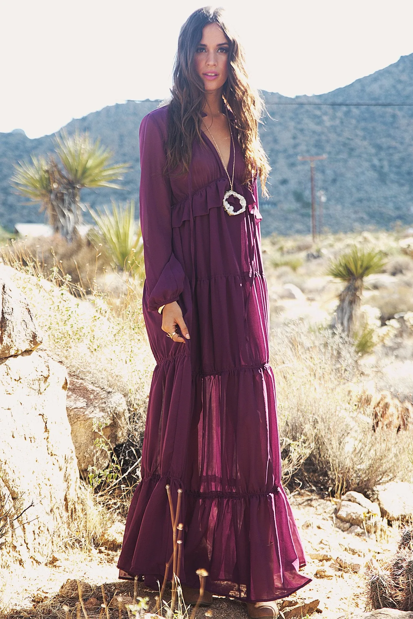 Estelle Tiered Ruffle Maxi Dress