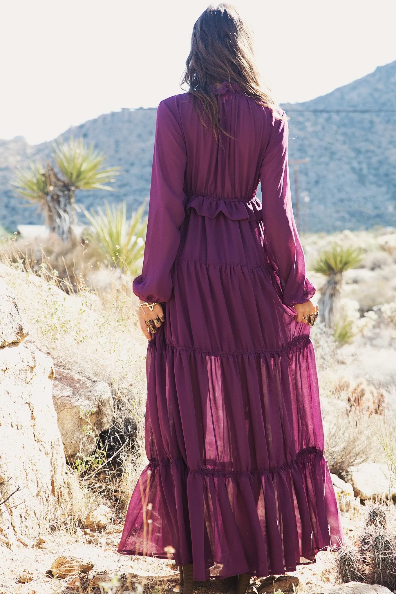 Estelle Tiered Ruffle Maxi Dress