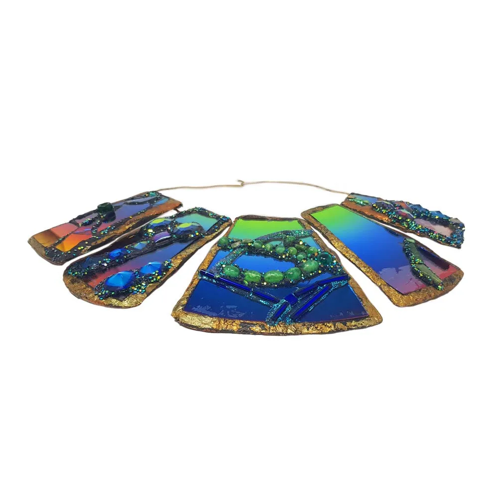 EYGPTIAN STYLE RAINBOW NECKLACE - RAINBOW DROP, 2002