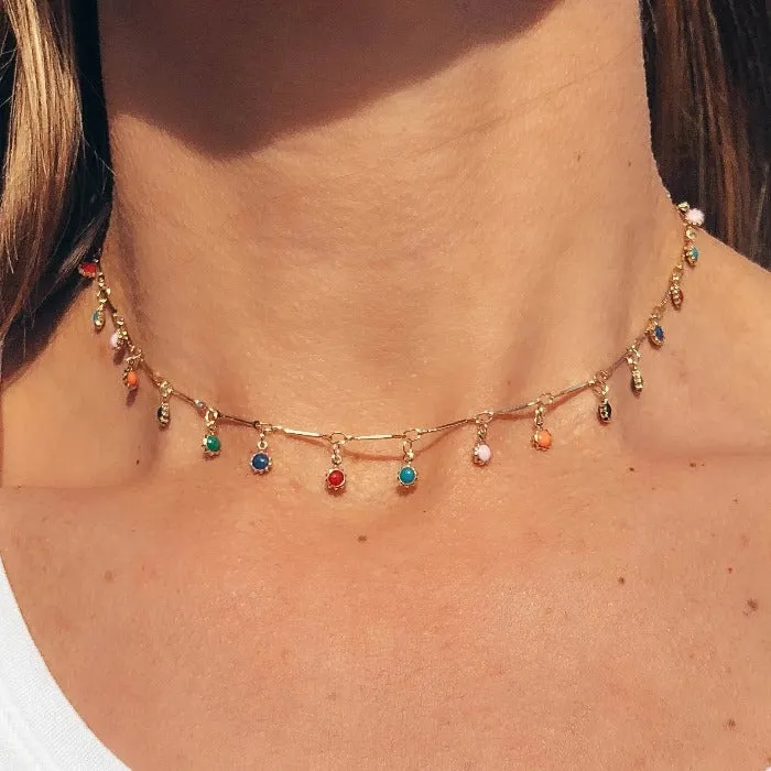 Fiesta Charm Choker