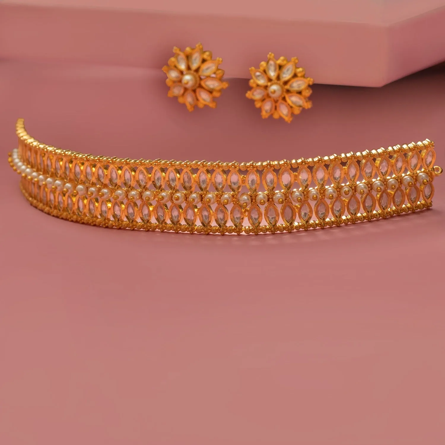 Fiza Kundan Choker Set