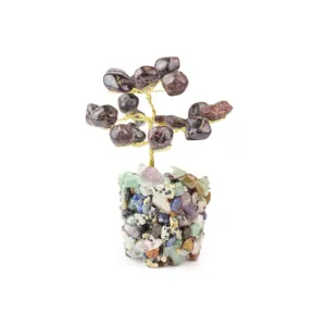 Garnet Tree on Mixed Gems