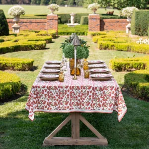 Ginkgo Coral Tablecloth