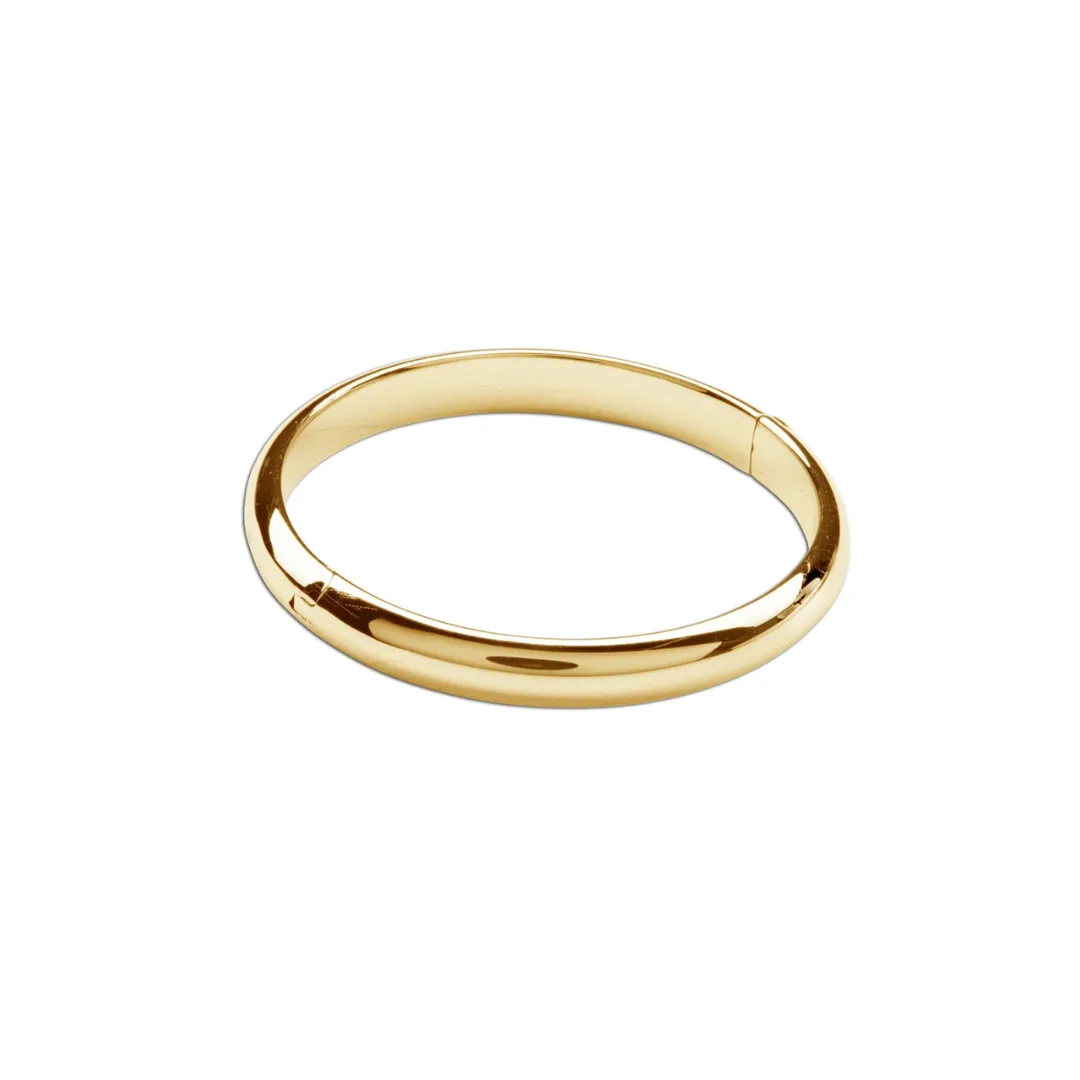 Gold Classic Bangle For Baby