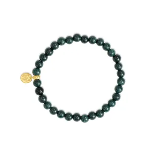 Jaguar Mayan Jade Signature Stretch Bracelet