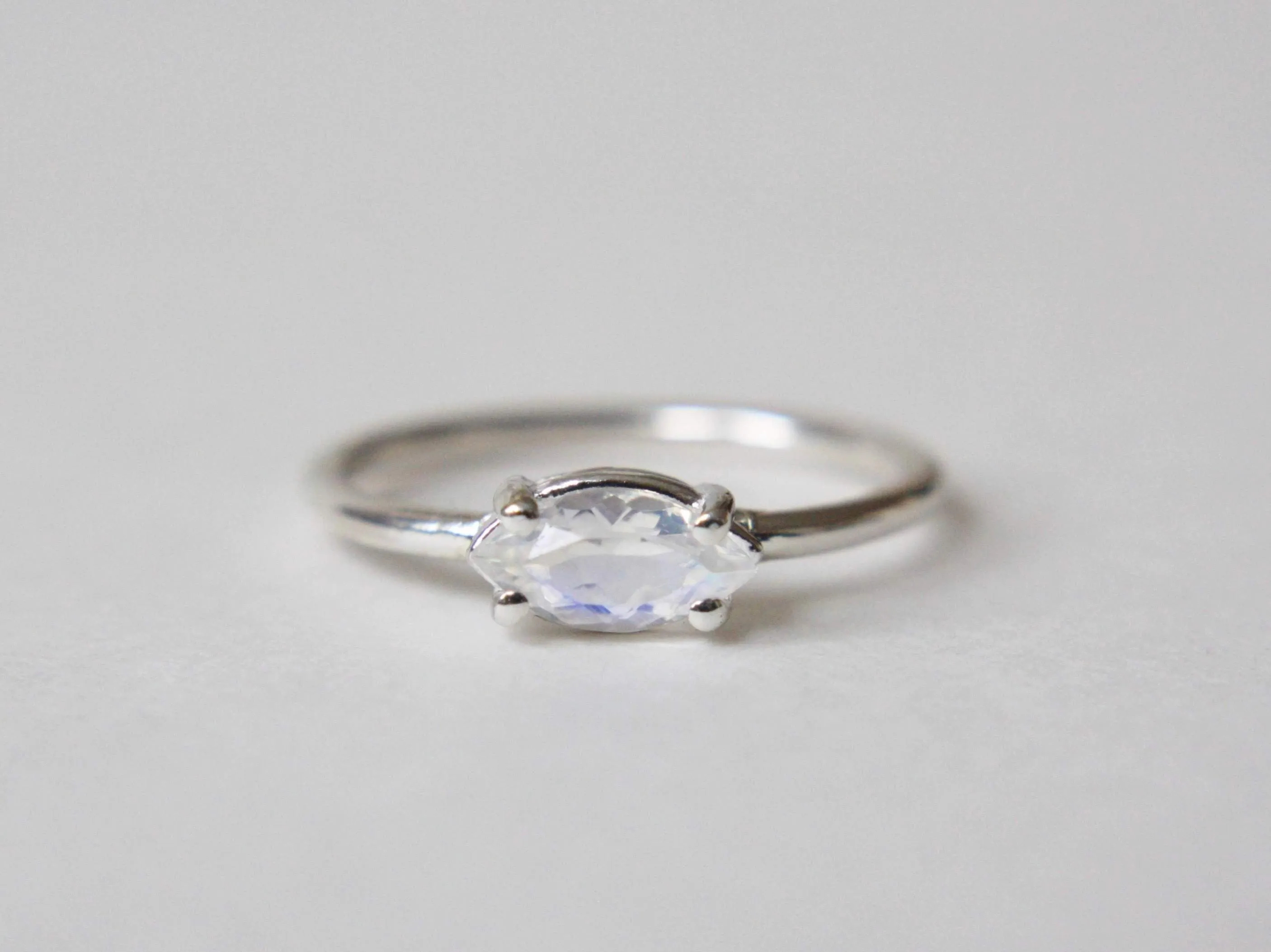 Marquise Moonstone Ring