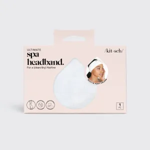 Microfiber Spa Headband - White