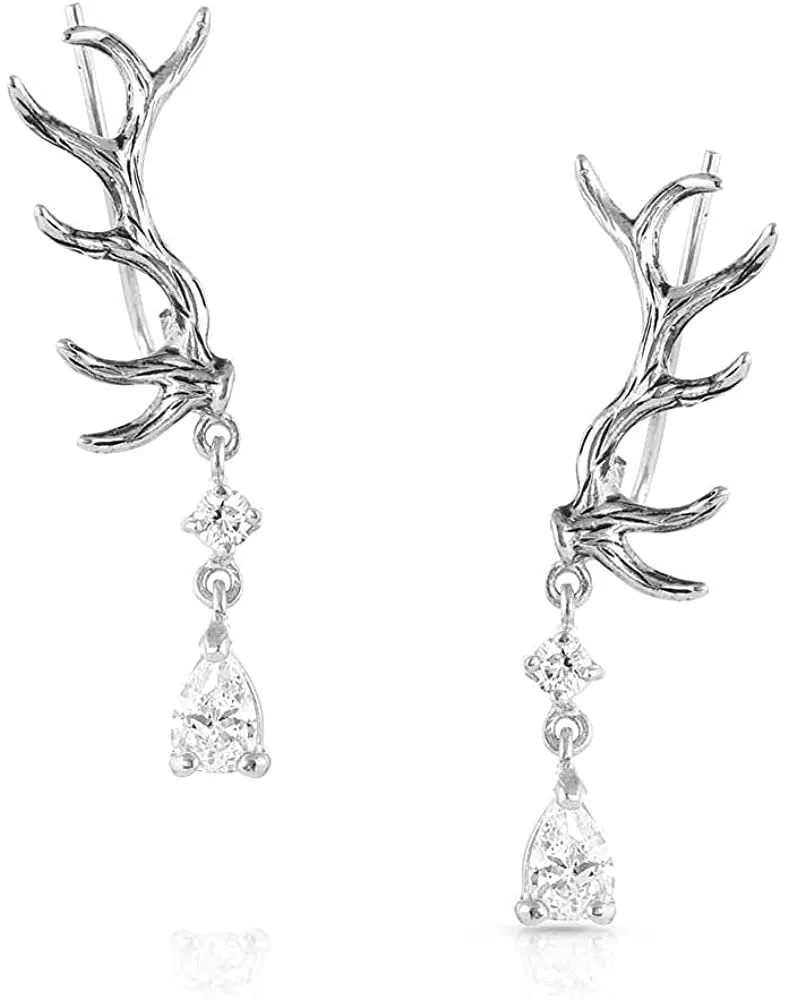 Montana Silversmiths Kristy Titus Nature's Chandelier Antler Garland Earrings