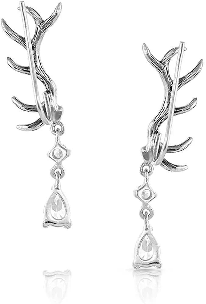 Montana Silversmiths Kristy Titus Nature's Chandelier Antler Garland Earrings