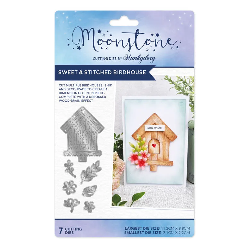 Moonstone Dies - Sweet & Stitched Birdhouse