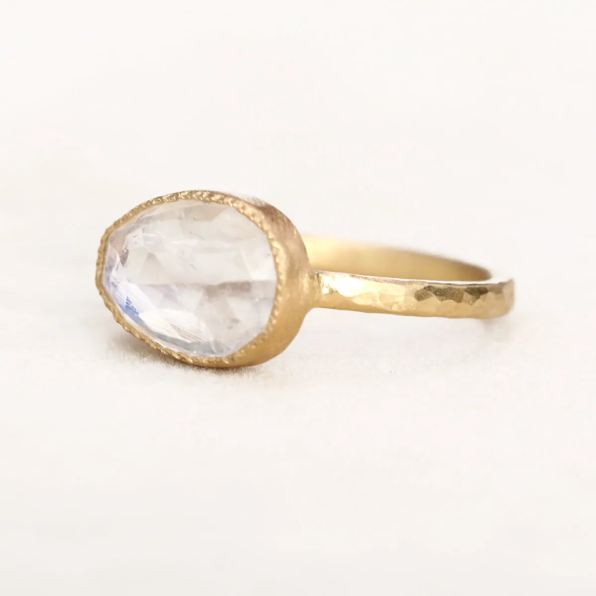 NEW! 18k Gold, Moonstone Ring by Yasuko Azuma