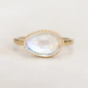 NEW! 18k Gold, Moonstone Ring by Yasuko Azuma