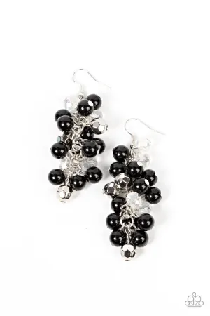 Pursuing Perfection - Black Earrings - Paparazzi Accessories