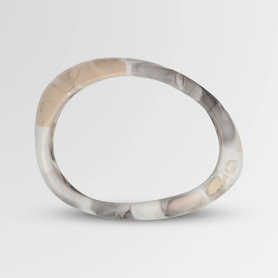 Rock Wishbone Bangle - Naturals