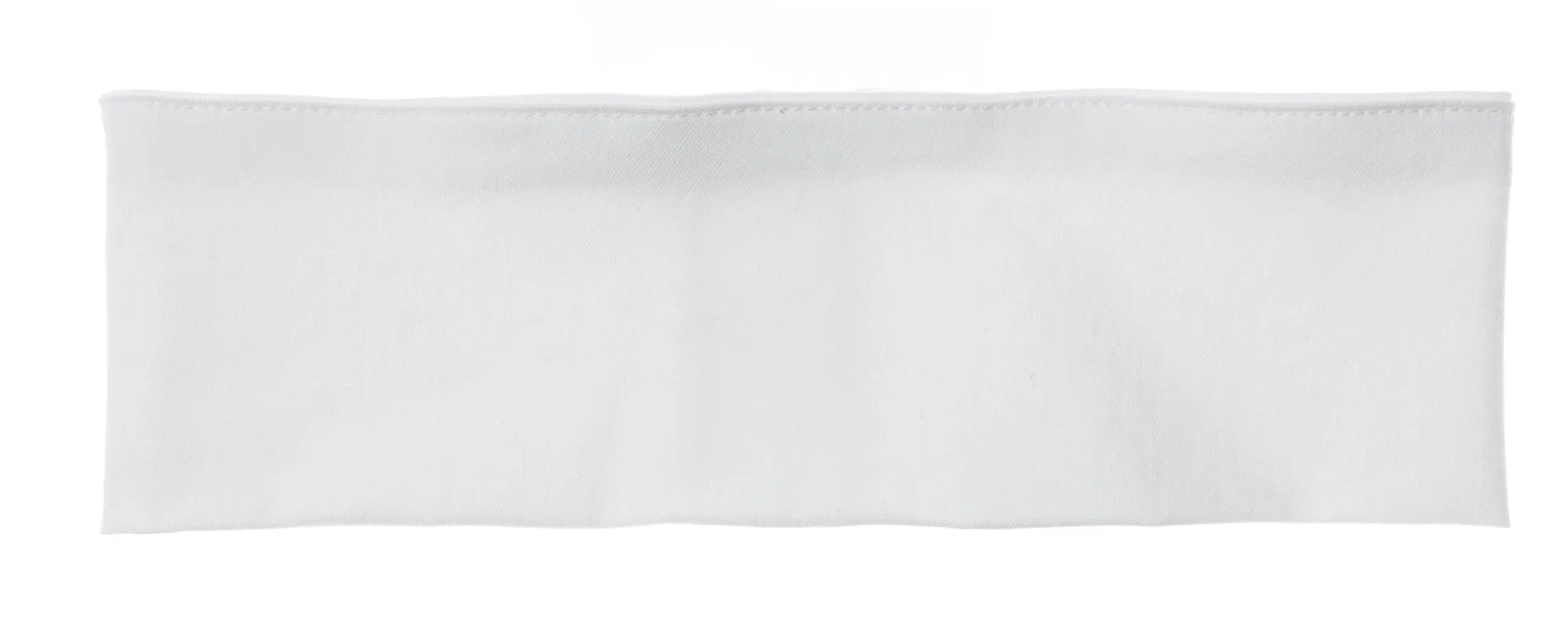 White Cotton Sports Headband