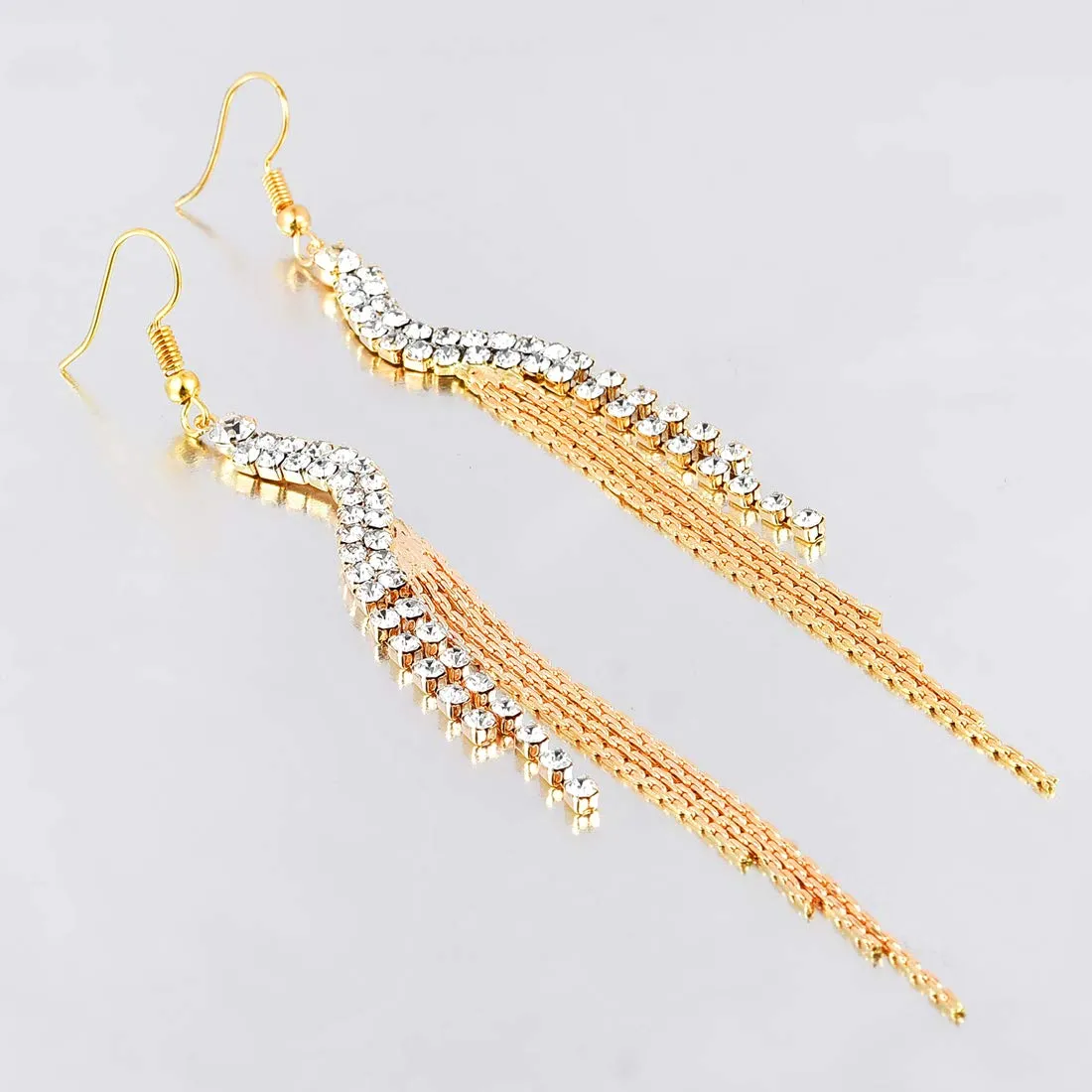 Yellow Chimes Designer Hangings Chandelier Earring for Women & Girls